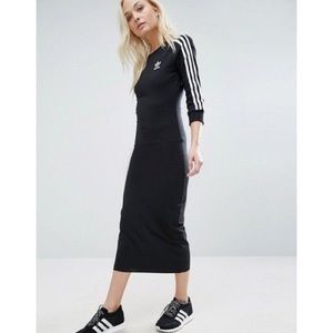 Adidas Bodycon Dress 3/4 Sleeves